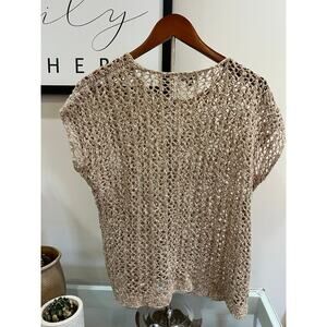 Linen Blend Beach Top